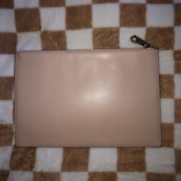Givenchy Calfskin Logo Zip Pouch Pink - Picture 2 of 8